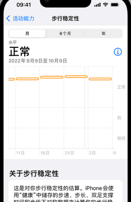 巴林右iPhone手机维修如何在iPhone开启'步行稳定性通知'