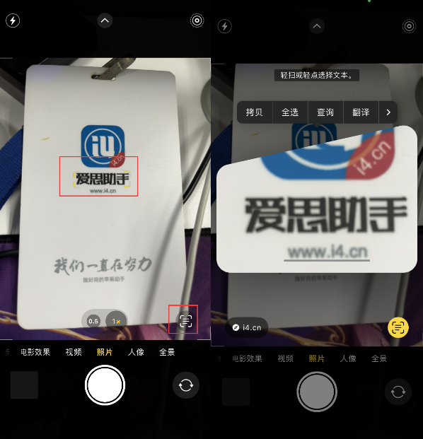 巴林右苹果手机维修分享升级iOS 16后如何通过相机翻译文本 