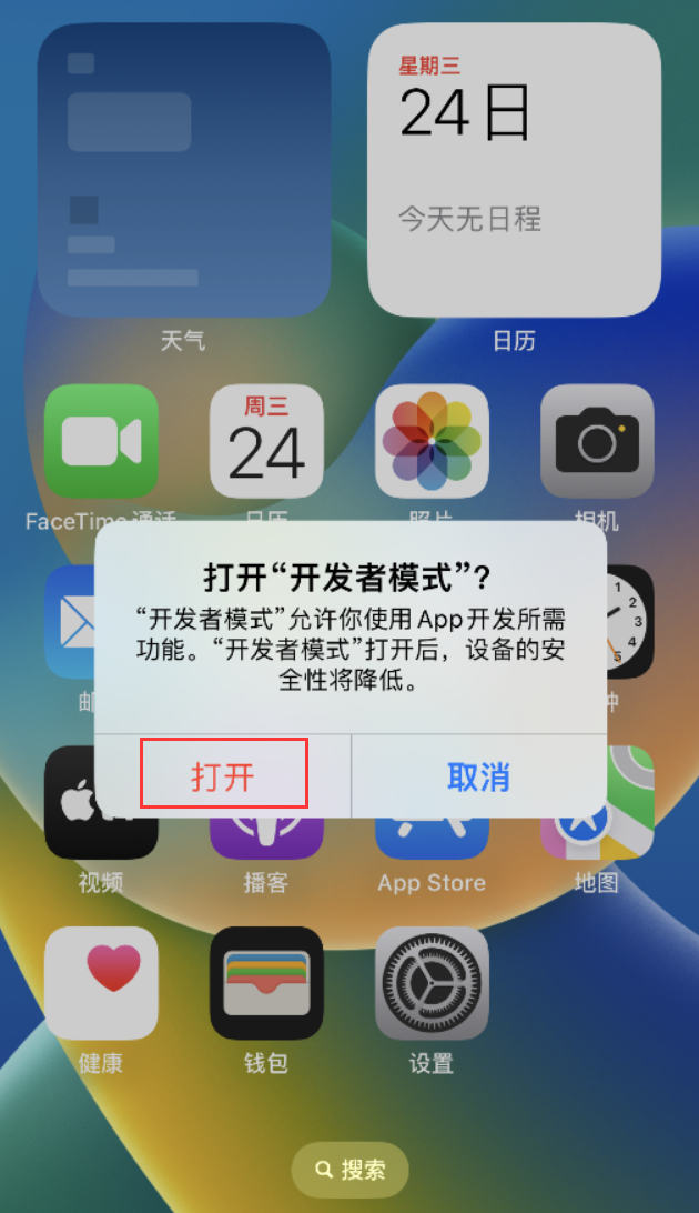 巴林右苹果手机维修分享如何打开开发者模式 