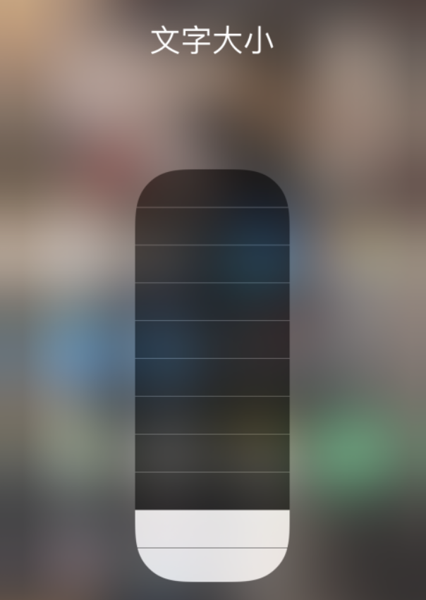 巴林右苹果手机维修分享小技巧：在 iPhone 控制中心快速调节字体大小 