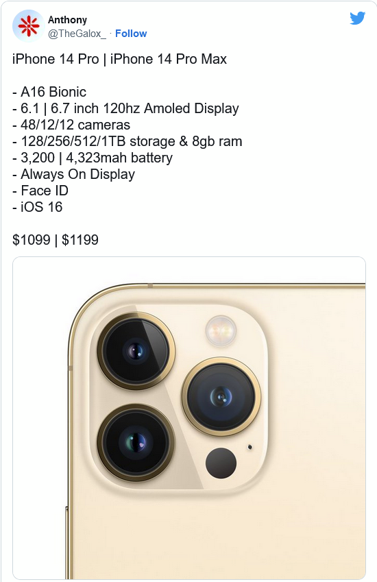 巴林右苹果14维修分享iPhone 14全系涨价 