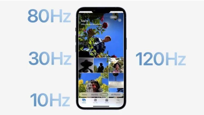 巴林右苹果14维修分享iPhone 14有高刷吗 