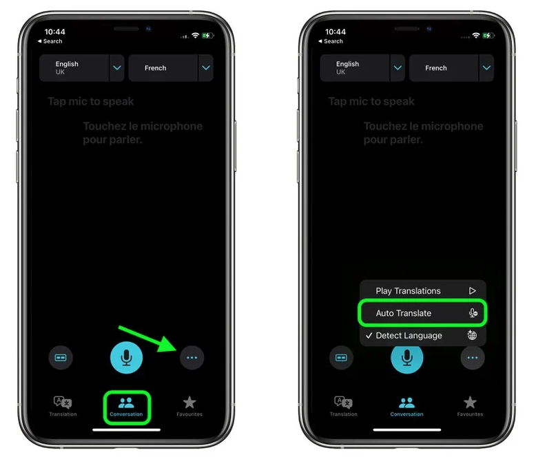 巴林右苹果手机维修分享iOS 15 “翻译” App 新改进 