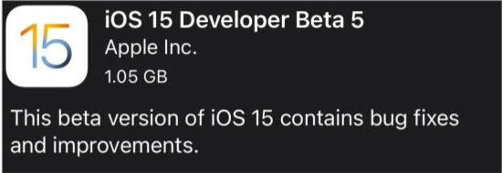 巴林右苹果手机维修分享如何升级到iOS15.0 beta5 